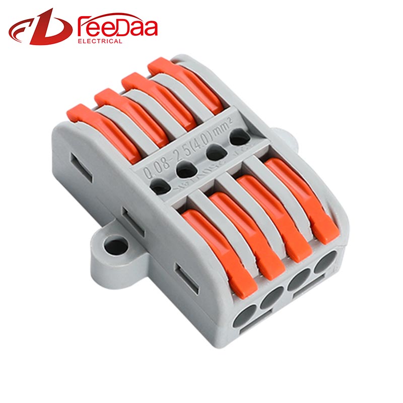 Connecteurs de câbles métalliques rapides 4 en 4 UTJ13-244G