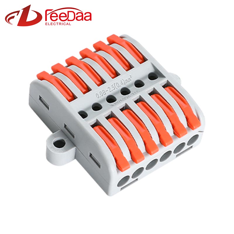Connecteurs de câbles métalliques rapides 6 en 6 UTJ13-266G